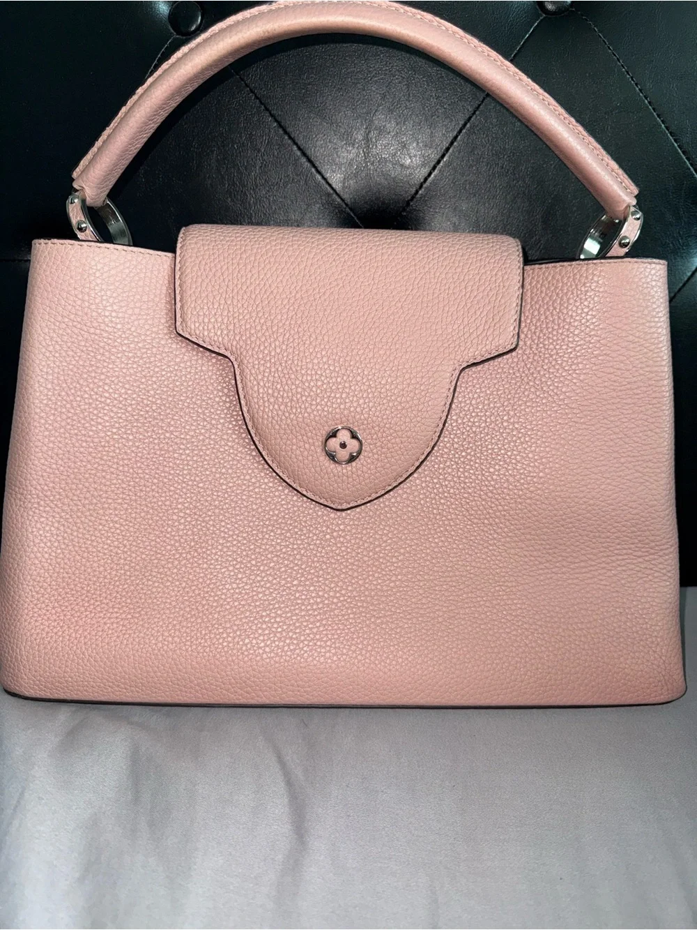 Louis Vuitton Blush Pink Capucines bag